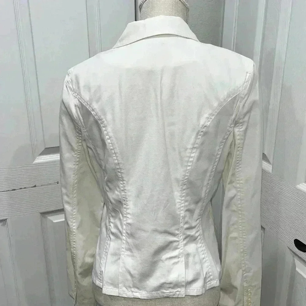 Lauren Ralph Lauren NWT small flaw button front Jacket with pockets - Picture 7 of 11